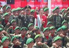 Yonif TP 804/DBAY Turut Sukseskan Upacara HUT ke-81 Kemerdekaan RI di Papua Tengah