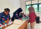 Wujud Kepedulian Kesehatan, Yonif TP 809/NTM dan Persit KCK Gelar Imunisasi Anak Bersama Puskesmas Petam