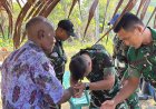 Jumat Berkah Yonif TP 860/NSK, Prajurit Bagikan Sembako Door to Door kepada Warga Waropen