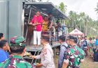 TNI-Polri, Pelajar dan Masyarakat, Gelar Makan Bersama Ungkapan Syukur Keberhasilan Karya Bakti TNI AD di Merauke