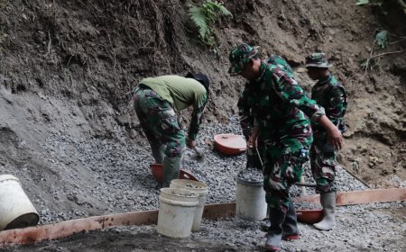 Serka Suwanto Langsir Split Setiap Batu Menjadi Pondasi Kemajuan Desa