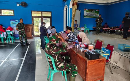 Dari Membangun Jalan hingga Menyelamatkan Nyawa Serka Supriyanto Donorkan Darah di TMMD