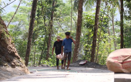 Pikul Semen Demi Jalan Desa Jadi Kekuatan di Balik TMMD