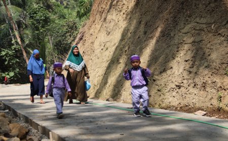 Senyum Noval di Jalan TMMD Harapan Kecil Menuju Masa Depan yang Lebih Mudah
