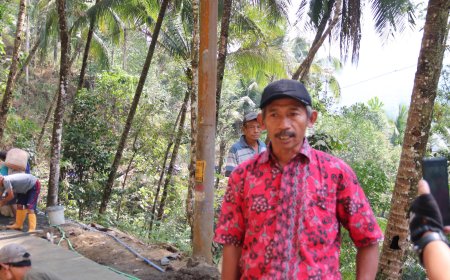Pak Waryo Bersyukur TMMD Wujudkan Harapan Lama Warga Gumelem Kulon