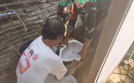 Rumah Pak Toid Mulai Berkeramik Jamban Baru Lengkapi Harapan Keluarga