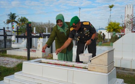 Tabur Bunga di TMP Trikora, Pangdam XXIV/MT Kenang Jasa Pahlawan di HUT ke-1 Kodam