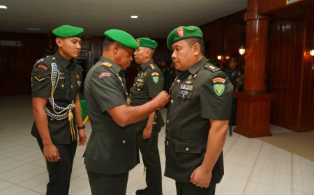Pangdam XXIV/MT: Sertijab Kapendam Jadi Momentum Perkuat Peran Penerangan