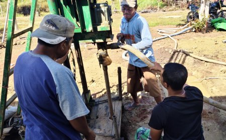 Kebersamaan TNI dan Masyarakat, Wujudkan Harapan Air Bersih di Semangga Merauke