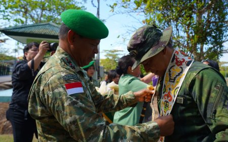 Pangdam XXIV/MT Sambut Kunjungan Kerja Pangkogabwilhan III di Makodam