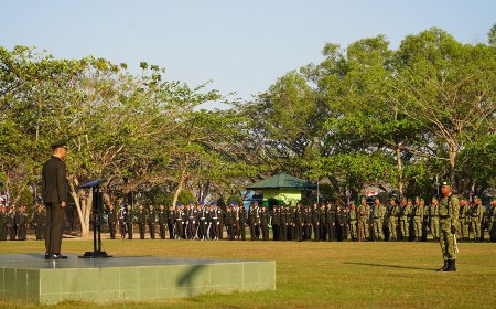 HUT ke-81 RI, Kodam XXIV/MT Teguhkan Disiplin dan Pengabdian