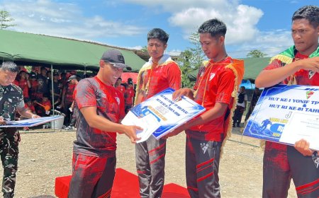 Semarak Lomba Hari Jadi Yonif TP 820/DAAI, Wujud Soliditas dan Kebersamaan Prajurit