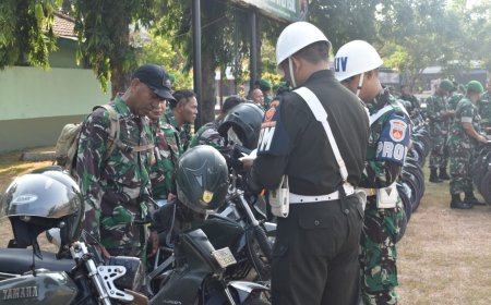 Operasi Gaktib “Waspada Wira Keris” TA 2026, Subdenpom IV/1-3 Tegal Periksa Personel dan Kendaraan Kodim 0712/Tegal