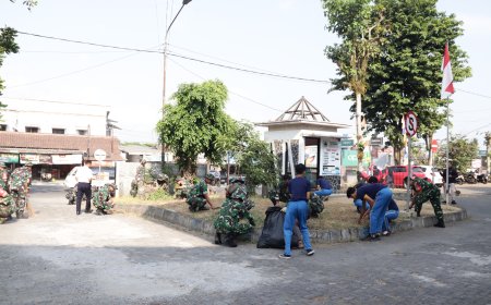 HUT ke-81 TNI dan HUT ke-76 Kodam IV/Diponegoro Gotong Royong Jadi Wujud Pengabdian TNI kepada Rakyat