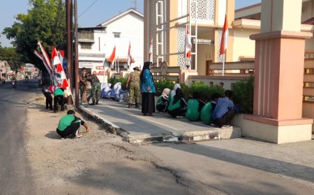 Kodim 0712/Tegal Gelar Karya Bakti di Masjid Besar Al-Firdaus, Lebaksiu Lor
