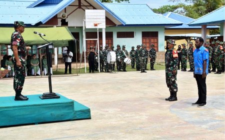 Karya Bakti Skala Besar TNI AD Resmi Ditutup, Wujudkan Pembangunan dan Air Bersih Untuk Masyarakat di Papua Selatan