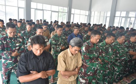 Hadapi Kemarau, Kodim 0712/Tegal Bersama Masyarakat Gelar Sholat Istisqa, Memohon Turunnya Hujan Penuh Berkah