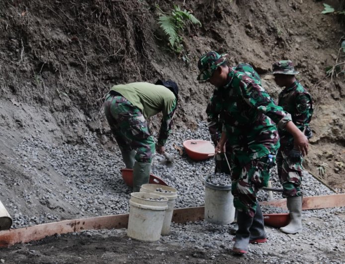 Serka Suwanto Langsir Split Setiap Batu Menjadi Pondasi Kemajuan Desa