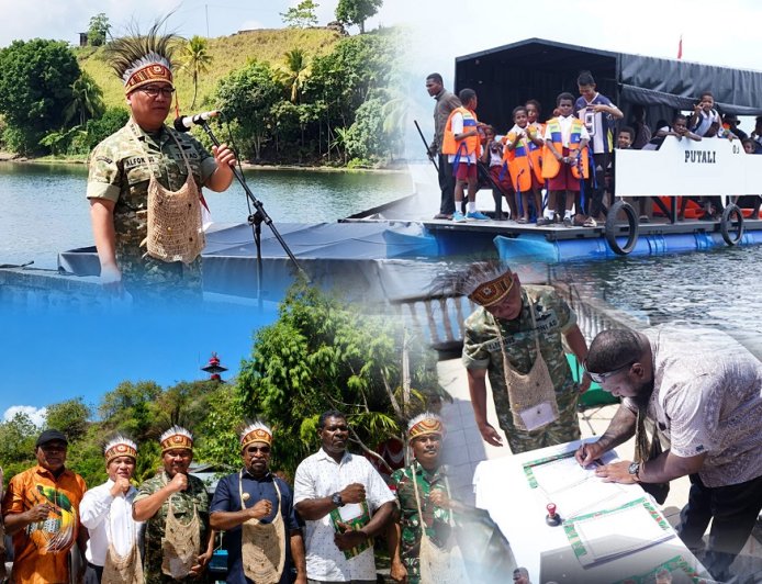 Kemhan RI Serahkan Tiga Kapal Motor Perkuat Akses dan Kesejahteraan Masyarakat Danau Sentani
