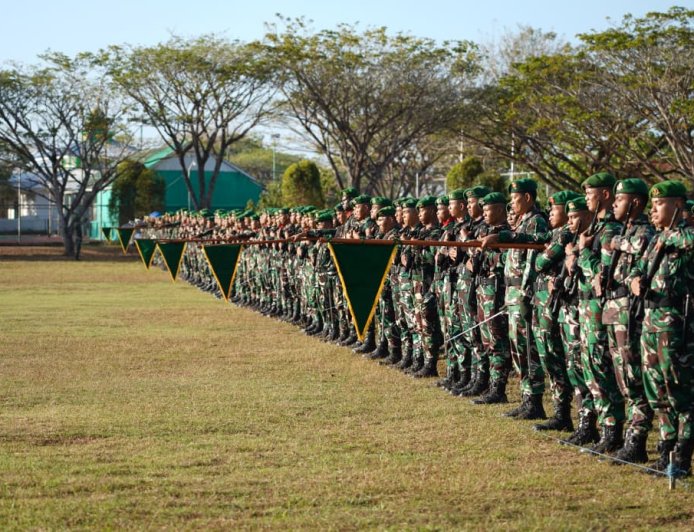 Upacara Bendera Wujudkan Disiplin, Nasionalisme dan Kesiapsiagaan Prajurit Kodam XXIV/Mandala Trikora