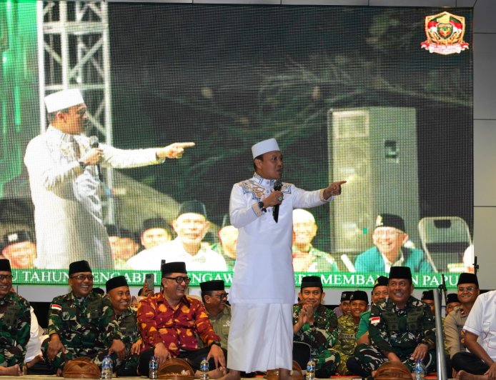 Lautan Jamaah Warnai HUT Ke-1 Kodam XXIV/MT, Tabligh Akbar Bersama Ustadz Das'ad Latif Penuh Kehangatan dan Kebersamaan