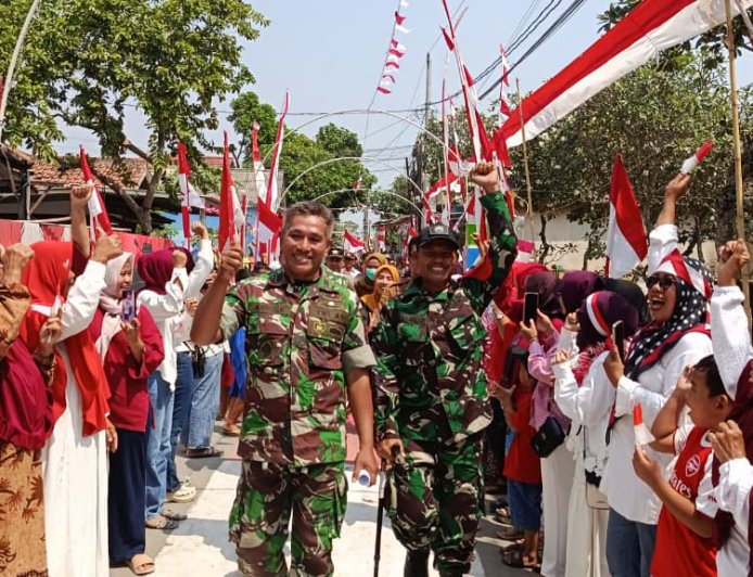 Kodim 0712/Tegal Gelar Lomba Kampung Nusantara Semarakkan HUT ke-81 Kemerdekaan RI