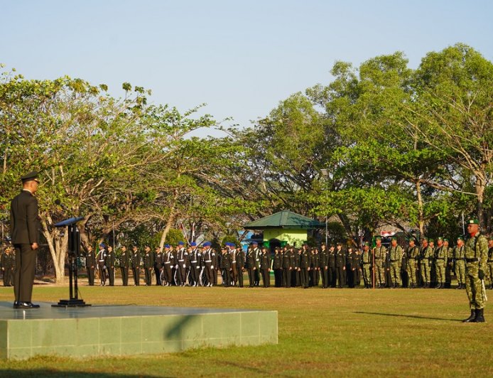 HUT ke-81 RI, Kodam XXIV/MT Teguhkan Disiplin dan Pengabdian