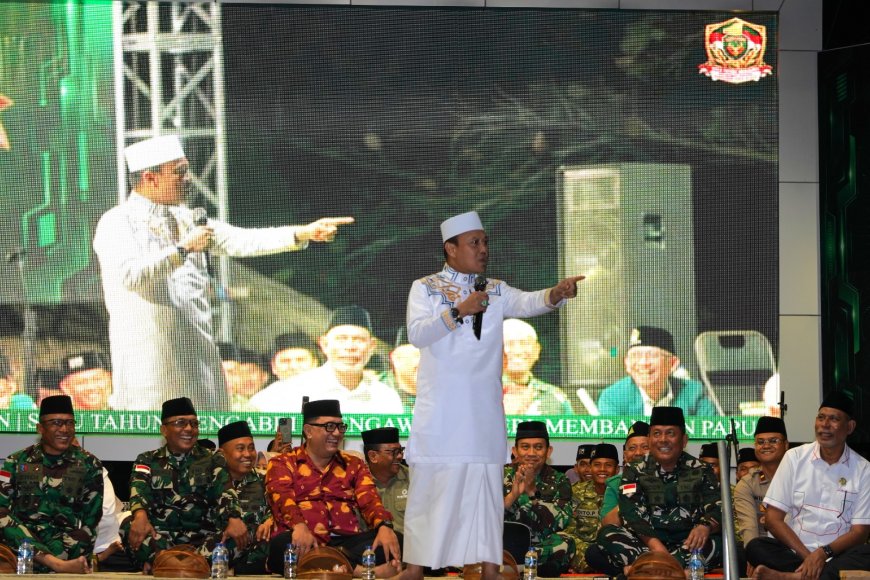 Lautan Jamaah Warnai HUT Ke-1 Kodam XXIV/MT, Tabligh Akbar Bersama Ustadz Das'ad Latif Penuh Kehangatan dan Kebersamaan