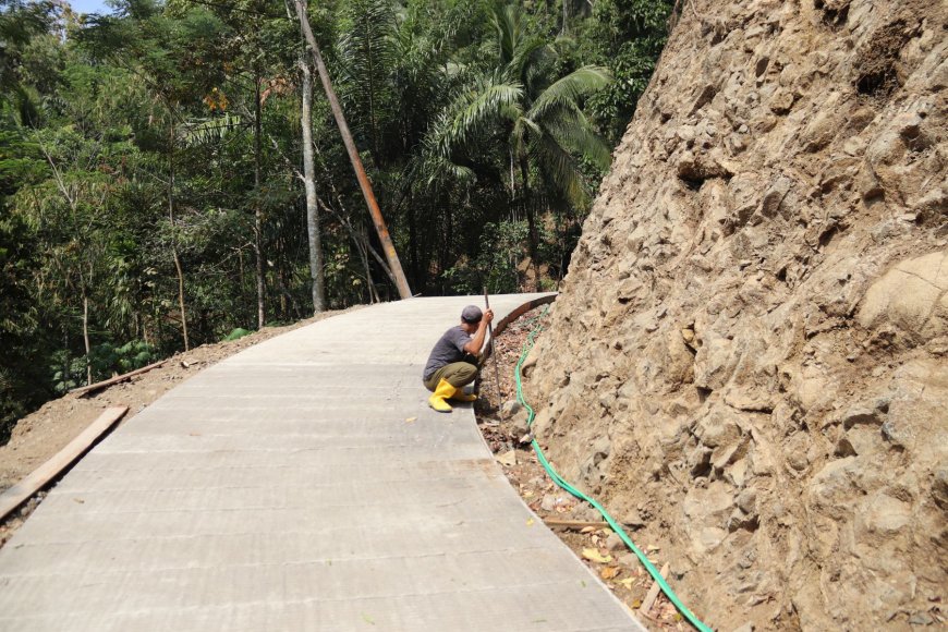 Tanda Jalan TMMD Mulai Menampakkan Hasil