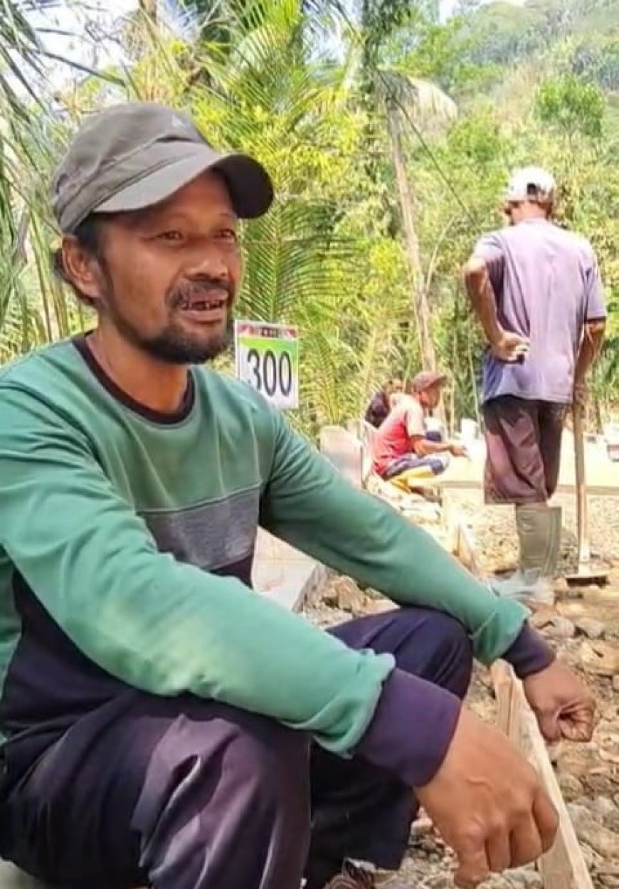 Lima Puluh Tahun Menunggu Pak Wondo Saksikan Jalan Impiannya Terwujud Lewat TMMD