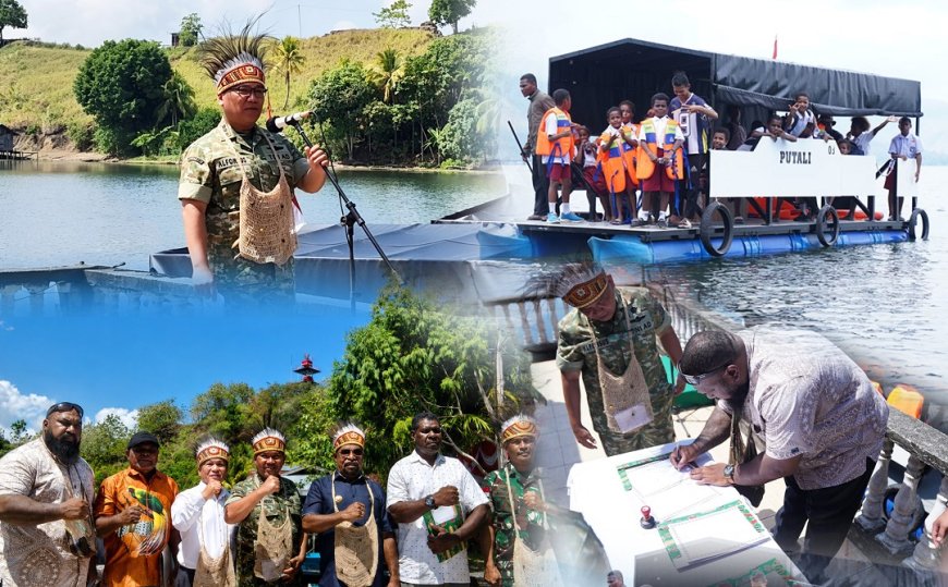Kemhan RI Serahkan Tiga Kapal Motor Perkuat Akses dan Kesejahteraan Masyarakat Danau Sentani