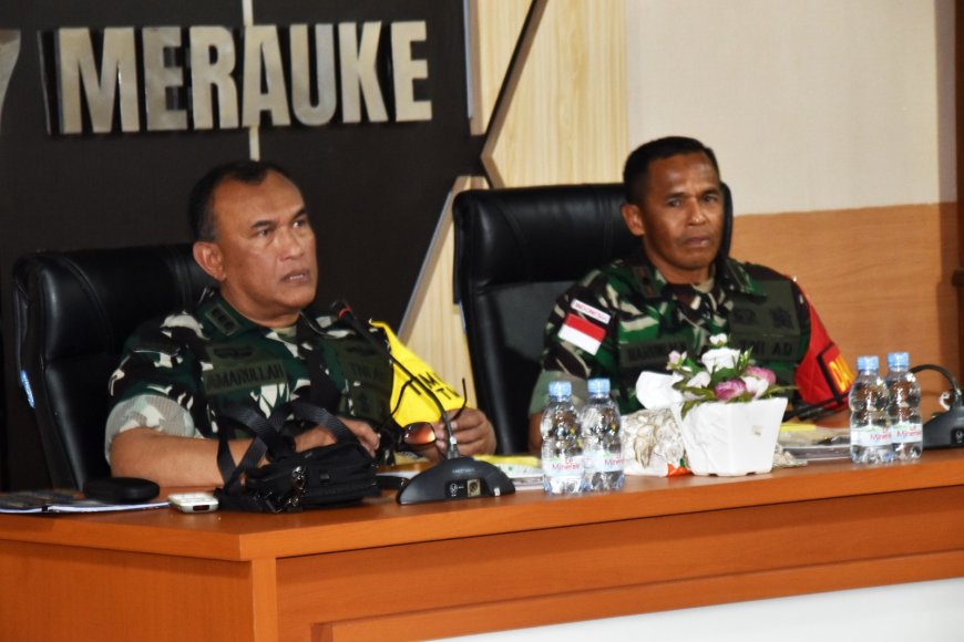 Tim Wasev TMMD ke-129, Tinjau Pelaksanaan Program Di Merauke – Papua Selatan