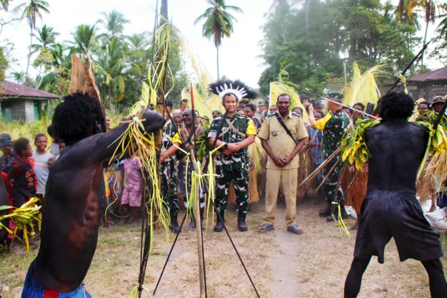 Tim Wasev TMMD ke-129 Sambangi Kampung Wanam, Dorong Pembangunan Untuk Kesejahteraan Masyarakat