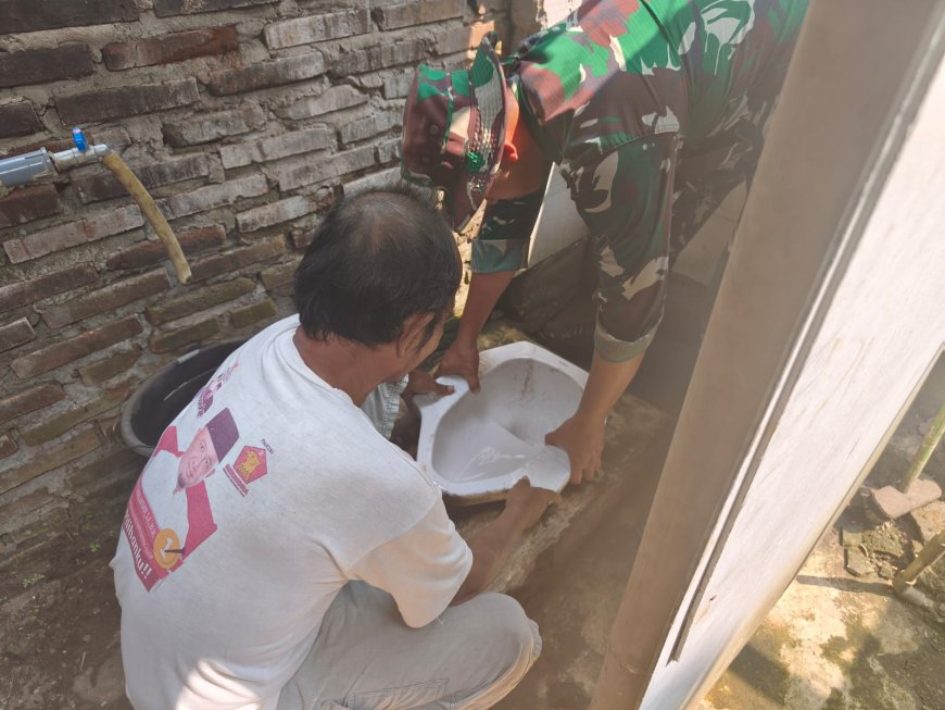 Rumah Pak Toid Mulai Berkeramik Jamban Baru Lengkapi Harapan Keluarga