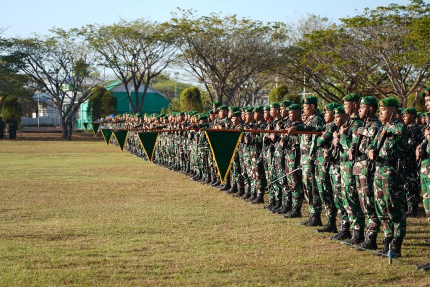 Upacara Bendera Wujudkan Disiplin, Nasionalisme dan Kesiapsiagaan Prajurit Kodam XXIV/Mandala Trikora
