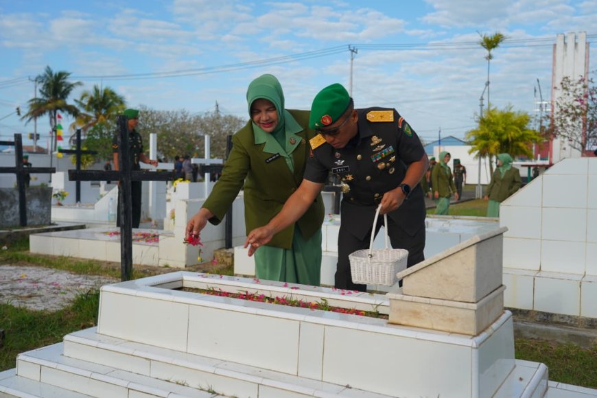 Tabur Bunga di TMP Trikora, Pangdam XXIV/MT Kenang Jasa Pahlawan di HUT ke-1 Kodam