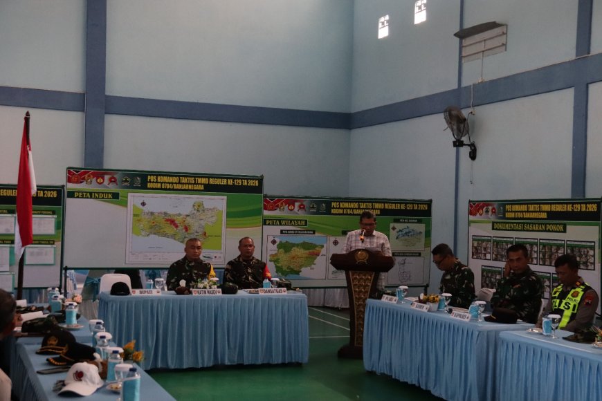 Sambut Tim Wasev TMMD Pemkab Banjarnegara Tegaskan Pentingnya Sinergi Membangun Desa