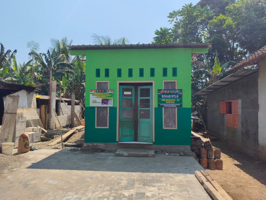 Lima Rumah Tak Layak Huni Rampung 100 Persen
