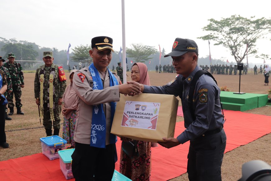 TMMD Reguler ke-129 Tak Sekadar Bangun Jalan Pos Kamling Pun Diperkuat
