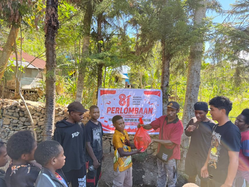 Kemeriahan Menyambut Kemerdekaan Republik Indonesia di Kabupaten Tolikara