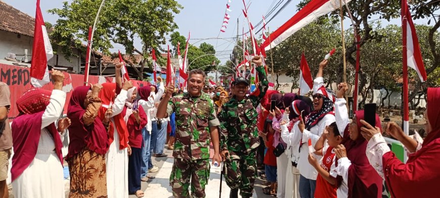 Kodim 0712/Tegal Gelar Lomba Kampung Nusantara Semarakkan HUT ke-81 Kemerdekaan RI