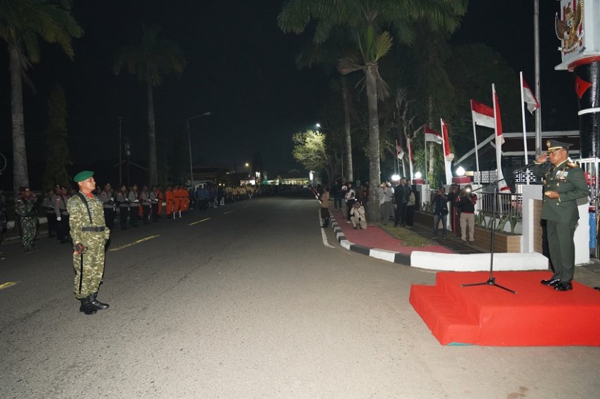 Pangdam XXIV/MT Kobarkan Semangat Perjuangan Lewat Taptu dan Pawai Obor di Merauke