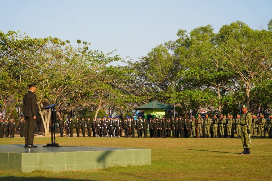 HUT ke-81 RI, Kodam XXIV/MT Teguhkan Disiplin dan Pengabdian
