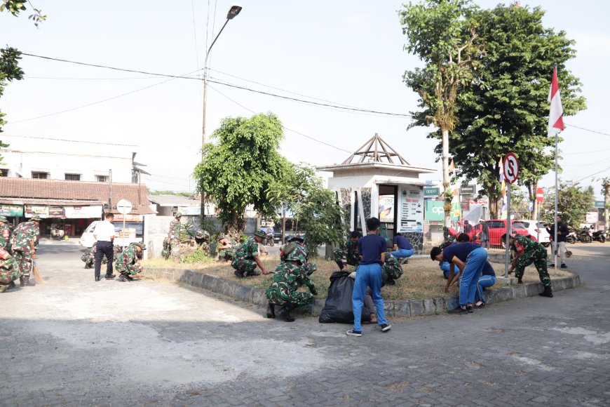 HUT ke-81 TNI dan HUT ke-76 Kodam IV/Diponegoro Gotong Royong Jadi Wujud Pengabdian TNI kepada Rakyat