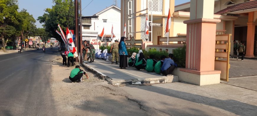 Kodim 0712/Tegal Gelar Karya Bakti di Masjid Besar Al-Firdaus, Lebaksiu Lor