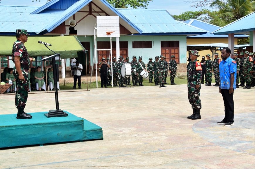 Karya Bakti Skala Besar TNI AD Resmi Ditutup, Wujudkan Pembangunan dan Air Bersih Untuk Masyarakat di Papua Selatan