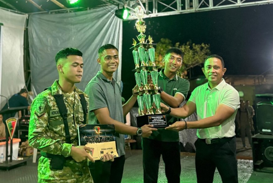 Panggung Prajurit Meriahkan HUT ke-1 Yonif TP 860/NSK, TNI dan Masyarakat Waropen Larut dalam Kebersamaan