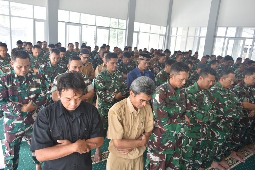 Hadapi Kemarau, Kodim 0712/Tegal Bersama Masyarakat Gelar Sholat Istisqa, Memohon Turunnya Hujan Penuh Berkah