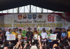 Semarak HUT Kemerdekaan RI ke-81, Kodim 0712/Tegal Gelar Senam Bersama dan Beri Penghargaan Lomba Kampung Nusantara