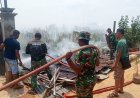 Padamkan Kebakaran, Kodim 1707/Merauke Cegah Api Merambat ke Permukiman Warga di Ternate